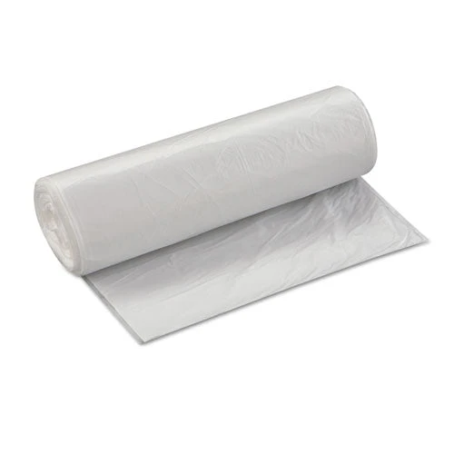 High-density Commercial Can Liners Value Pack, 33 Gal, 14 Mic, 33" X 39", Clear, 25 Bags/roll, 10 Interleaved Rolls/carton - Image 2