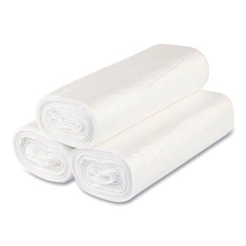 High-density Commercial Can Liners Value Pack, 33 Gal, 14 Mic, 33" X 39", Clear, 25 Bags/roll, 10 Interleaved Rolls/carton - Image 3