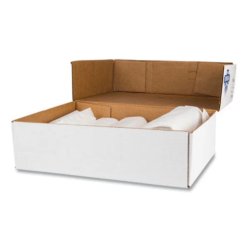 High-density Commercial Can Liners Value Pack, 60 Gal, 14 Mic, 38" X 58", Clear, 25 Bags/roll, 8 Interleaved Rolls/carton - Image 3