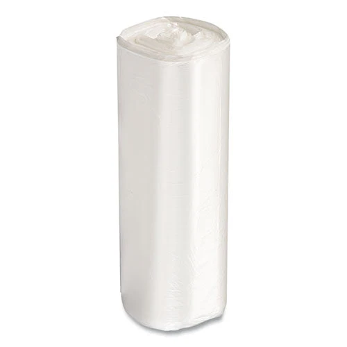 High-density Commercial Can Liners Value Pack, 60 Gal, 19 Mic, 38" X 58", Clear, 25 Bags/roll, 6 Interleaved Rolls/carton - Image 3