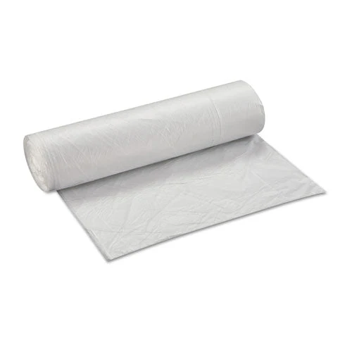 High-density Commercial Can Liners Value Pack, 45 Gal, 12 Mic, 40" X 46", Clear, 25 Bags/roll, 10 Interleaved Rolls/carton - Image 2