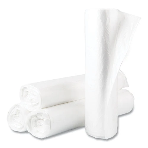 High-density Commercial Can Liners Value Pack, 45 Gal, 14 Mic, 40" X 46", Natural, 25 Bags/roll, 10 Interleaved Rolls/carton - Image 1