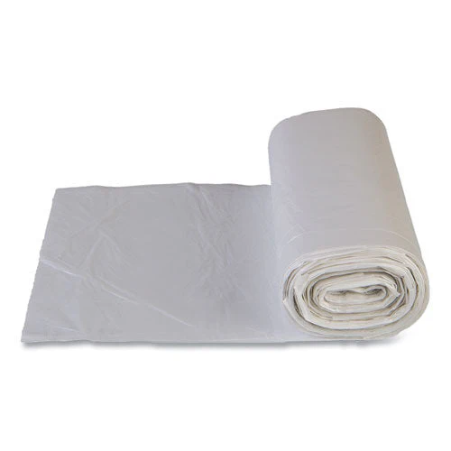 High-density Commercial Can Liners Value Pack, 60 Gal, 14 Mic, 43" X 46", Clear, 25 Bags/roll, 8 Interleaved Rolls/carton - Image 3