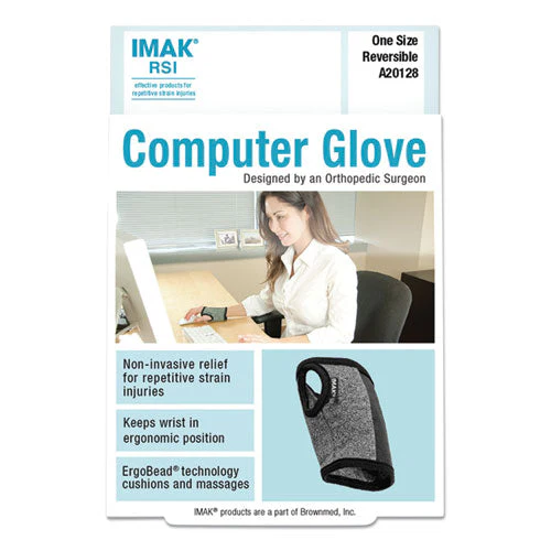 Computer Glove, Fits Left Hand/right Hand, Black - Image 3