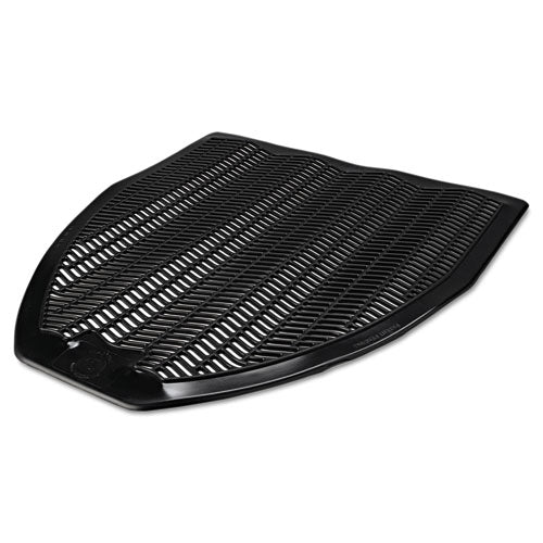Disposable Urinal Floor Mat, Nonslip, Fresh Blast Scent, 17.5 X 20.38, Black, 6/carton - Image 2