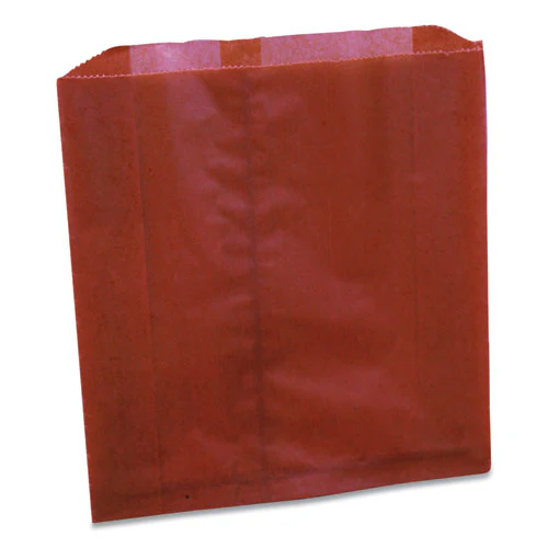 Waxed Sanitary Napkin Disposal Liners, 9.25 X 0.3 X 10.45, Brown, 250/carton - Image 1