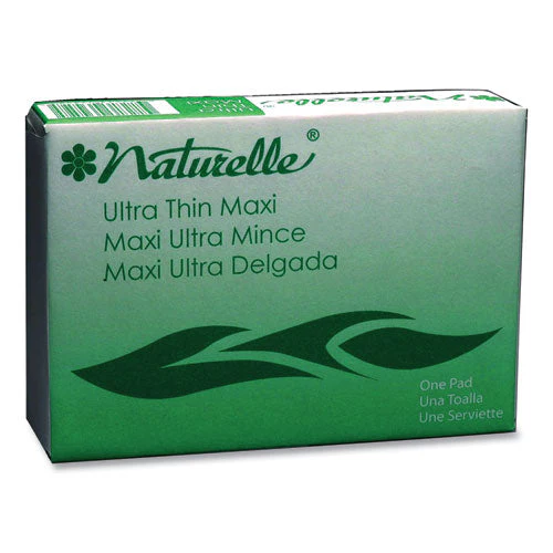 Naturelle Maxi Pads, #4 Ultra Thin With Wings, 200 Individually Wrapped/carton - Image 1