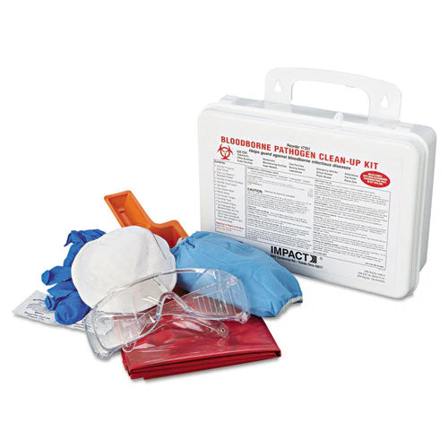 Bloodborne Pathogen Cleanup Kit, 10 X 7 X 2.5, Osha Compliant, Plastic Case - Image 3