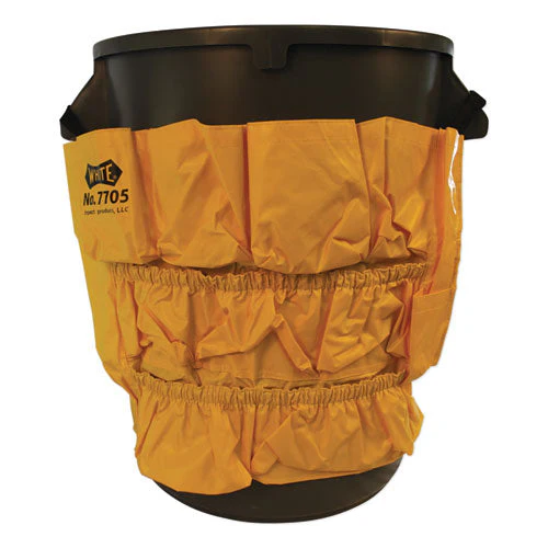 Gator Caddy Vinyl Yellow Bag, Nine Compartments, 20 X 20.5, Yellow - Image 1