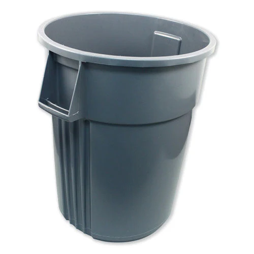Gator Plus Container, 55 Gal, Plastic, Gray - Image 1