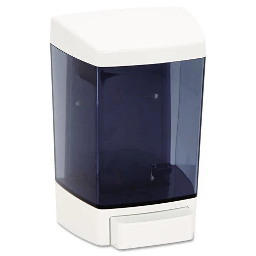 Clearvu Plastic Soap Dispenser, 46 Oz, 5.5 X 4.25 X 8.5, White - Image 1