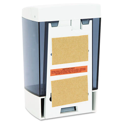 Clearvu Plastic Soap Dispenser, 46 Oz, 5.5 X 4.25 X 8.5, White - Image 2