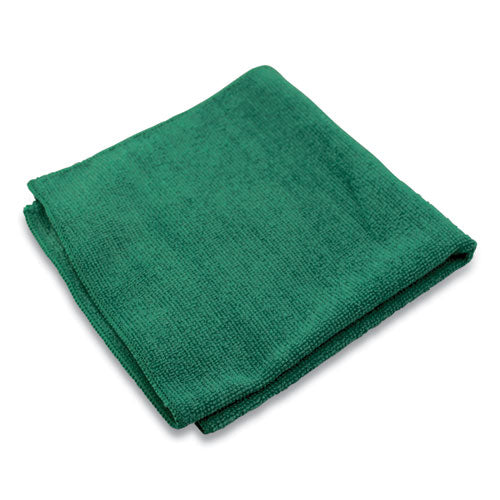Lightweight Microfiber Cloths, 16 X 16, Green, 240/carton - Image 1