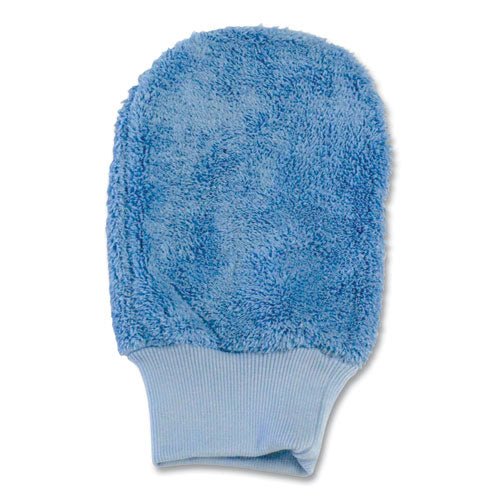 Microfiber Mitt Without Thumb, Blue, 5" X 10" - Image 1