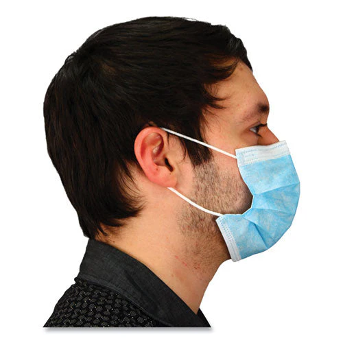 Malt By Impact Three-ply Face Mask With Ear Loops, 50 Box, 40 Boxes/carton - Image 2