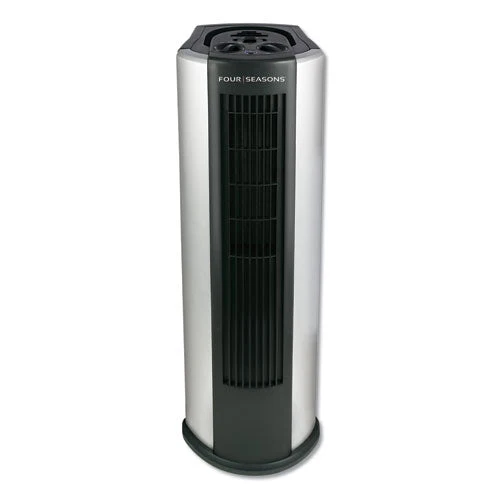 Four Seasons 4-in-1 Air Purifier/heater/fan/humidifier, 1,500 W, 9 X 11 X 26, Black/silver - Image 1