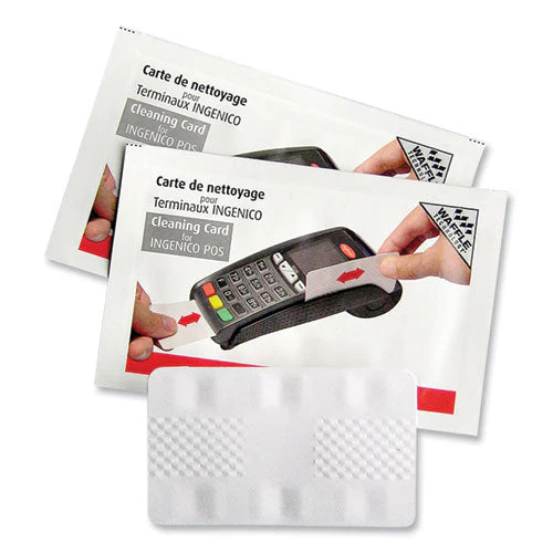 Magnetic Card Reader Cleaning Cards, 2.1" X 3.35", 50/carton - Image 1