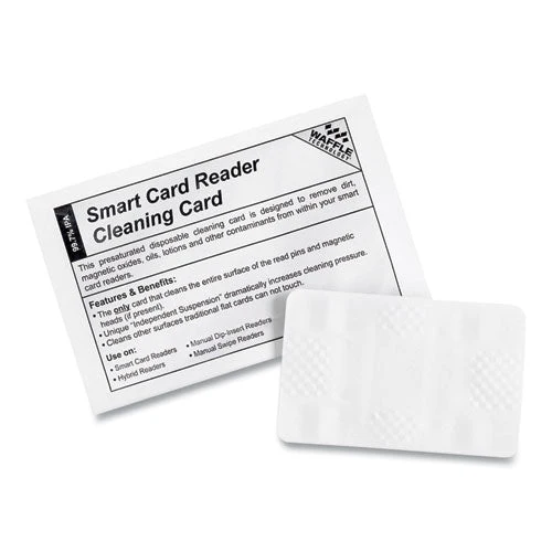 Magnetic Card Reader Cleaning Cards, 2.1" X 3.35", 40/box - Image 1