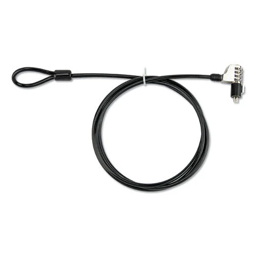 Combination Laptop Lock, 6 Ft Steel Cable - Image 3
