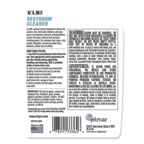 Restroom Cleaner, 32 Oz Pump Spray - Image 2