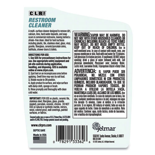 Restroom Cleaner, 32 Oz Pump Spray, 6/carton - Image 3