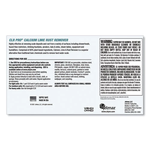 Calcium, Lime And Rust Remover, 1 Gal Bottle, 4/carton - Image 2