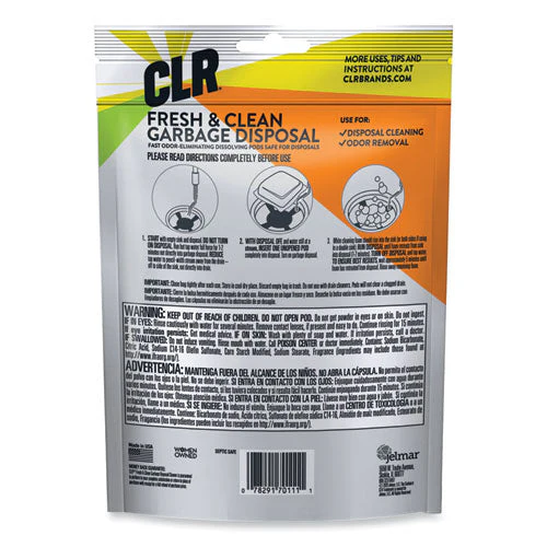 Fresh And Clean Garbage Disposal, Fresh Scent, 5 Pods/pack, 6 Packs/carton - Image 2