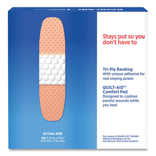 Plastic Adhesive Bandages, 0.75 X 3, 60/box - Image 3