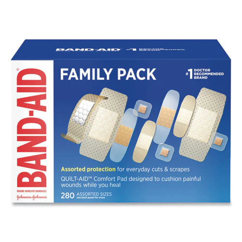 Sheer/wet Adhesive Bandages, Assorted Sizes, 280/box - Image 1