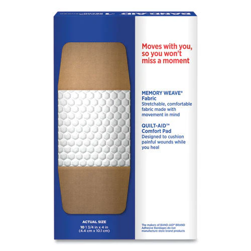 Flexible Fabric Extra Large Adhesive Bandages, 1.75 X 4, 10/box - Image 3