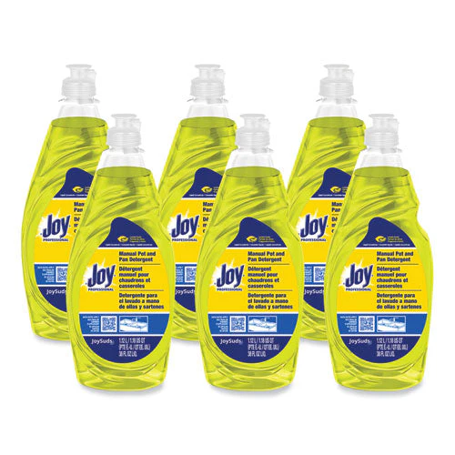 Dishwashing Liquid, Lemon Scent, 38 Oz Bottle, 8/carton - Image 1