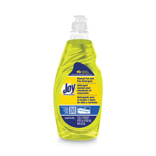 Dishwashing Liquid, Lemon Scent, 38 Oz Bottle, 8/carton - Image 3