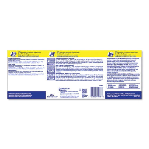 Dishwashing Liquid, Lemon Scent, 1 Gal Bottle, 4/carton - Image 3