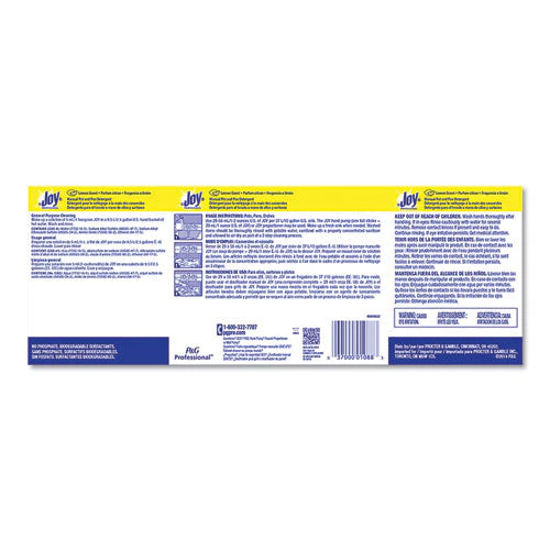 Dishwashing Liquid, Lemon Scent, 1 Gal Bottle - Image 1