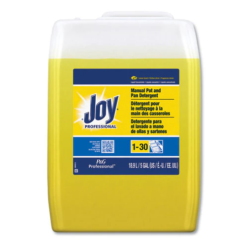 Dishwashing Liquid, Lemon Scent, 5 Gal Cube - Image 1