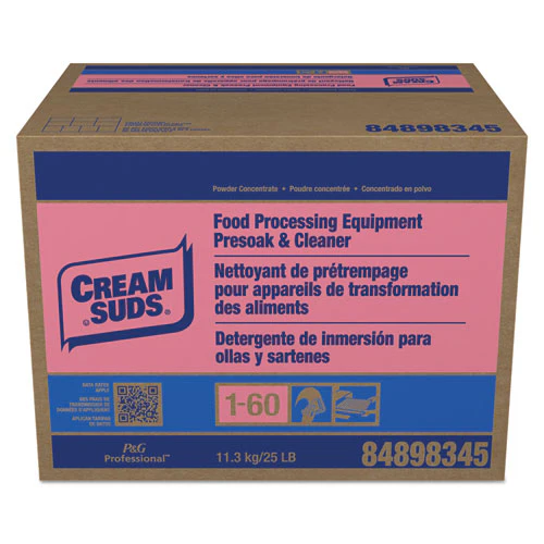 Manual Pot And Pan Presoak And Detergent With Phosphate, Baby Powder Scent, Powder, 25 Lb Box - Image 1