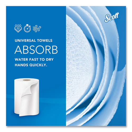 Essential High Capacity Hard Roll Towels For Business, 1-ply, 8" X 1,000 Ft, 1.5" Core, Recycled, White, 6 Rolls/carton - Image 3