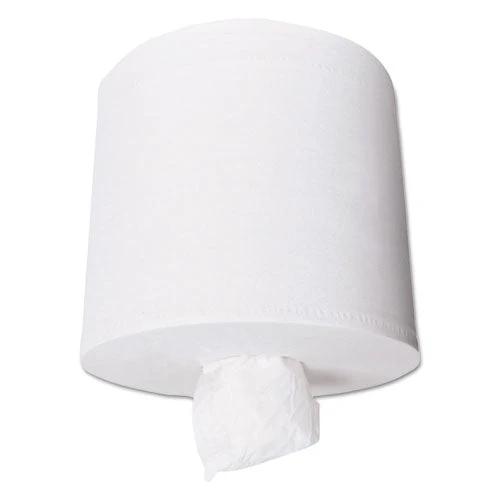 Essential Center-pull Towels, Absorbency Pockets, 2-ply, 8 X 15, White, 500/roll, 4 Rolls/carton - Image 1