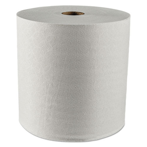 Hard Roll Paper Towels With Premium Absorbency Pockets, 1-ply, 8" X 425 Ft, 1.5" Core, White, 12 Rolls/carton - Image 1