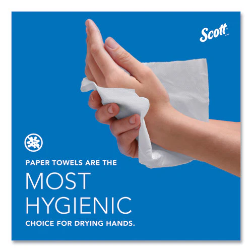 Essential Multi-fold Towels 100% Recycled, 1-ply, 9.2  X 9.4, White, 250/pack, 16 Packs/carton - Image 3