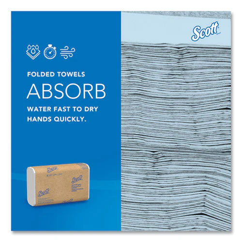 Essential Multi-fold Towels 100% Recycled, 1-ply, 9.2  X 9.4, White, 250/pack, 16 Packs/carton - Image 2