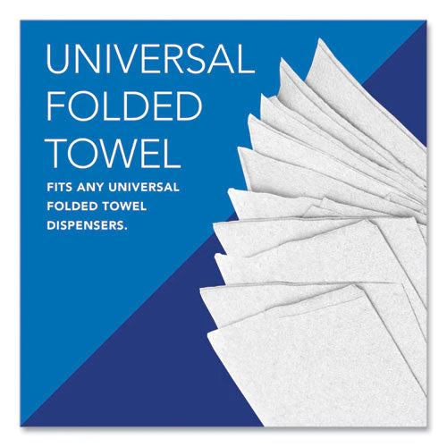 Essential Multi-fold Towels, Absorbency Pockets, 1-ply, 9.2 X 9.4, White, 250/pack, 16 Packs/carton - Image 2