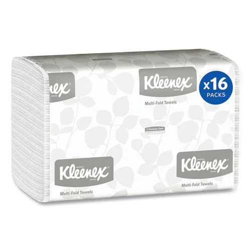 Multi-fold Paper Towels, 1-ply, 9.2 X 9.4, White, 150/pack, 16 Packs/carton - Image 1