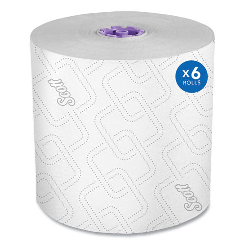 Essential High Capacity Hard Roll Towel, 1-ply, 8" X 950 Ft, White, 6 Rolls/carton - Image 1