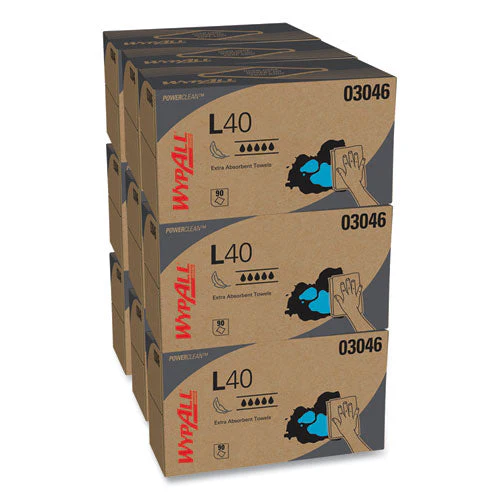 L40 Towels, Pop-up Box, 10.8 X 10, White, 90/box, 9 Boxes/carton - Image 1
