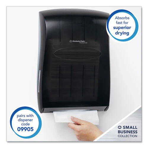 Essential C-fold Towels For Business, Convenience Pack, 1-ply, 10.13 X 13.15, White, 200/pack, 9 Packs/carton - Image 3