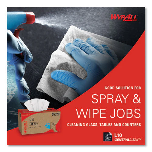 L10 Towels, Pop-up Box, 1-ply, 9 X 10.5, White, 125/box, 18 Boxes/carton - Image 2
