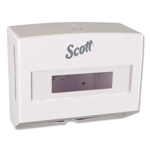 Scottfold Folded Towel Dispenser, 10.75 X 4.75 X 9, White - Image 1