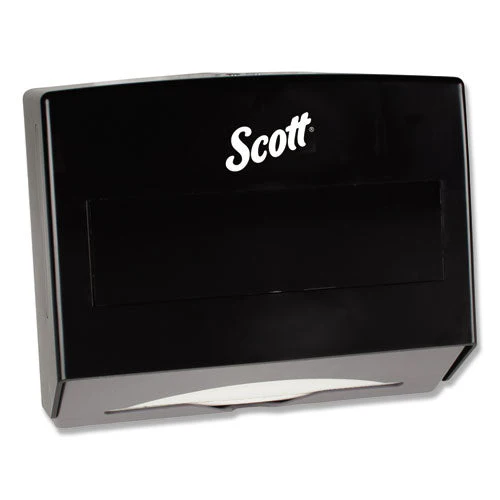 Scottfold Folded Towel Dispenser, 10.75 X 4.75 X 9, Black - Image 3