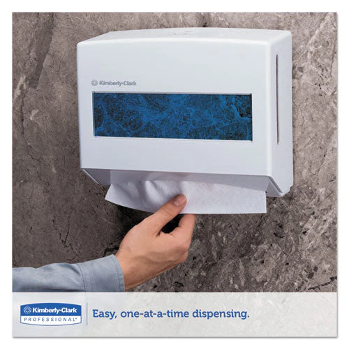 Scottfold Compact Towel Dispenser, 10.75 X 4.75  X 9, Pearl White - Image 3
